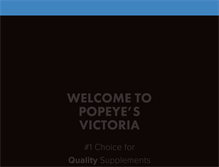 Tablet Screenshot of popeyesvictoria.com